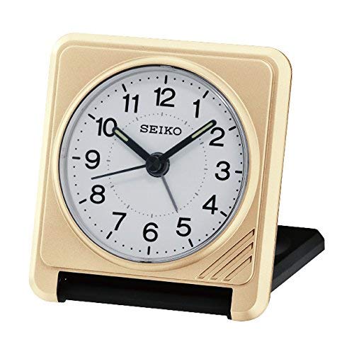 horloge Seiko Clocks Travel Alarm Clock QHT015G