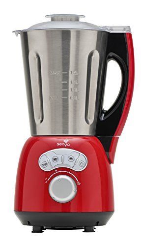 Mixeur Et Cuiseur Senya Cook Ice V3 1400w Inox Et Rouge Soup Maker