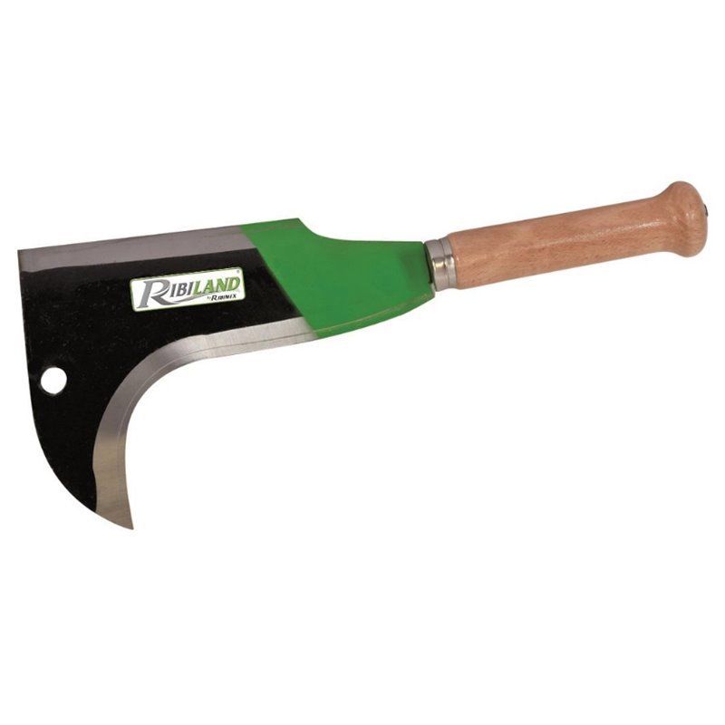 Serpe deux taillants manche bois - PRSERP22B - Ribiland