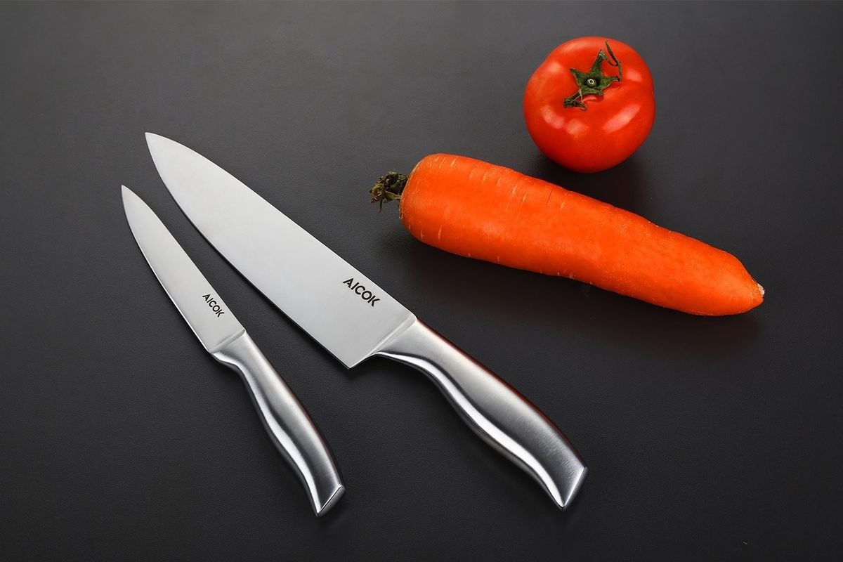 Set couteaux cuisine Bloc de couteaux professionnels DEIK Lot de