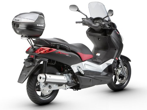 Top Case 29l Shad Sh29 Noir Et Gris Moto Systeme De Fermeture Pression Et Serrure