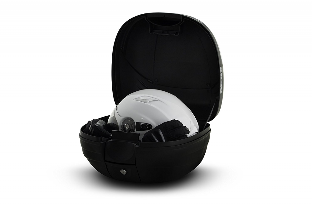 Top Case 29l Shad Sh29 Noir Et Gris Moto Systeme De Fermeture Pression Et Serrure