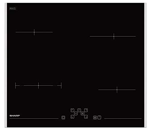 Table Vitroceramique Sharp Kh6v08ft00 4 Plaques Tactile Noir