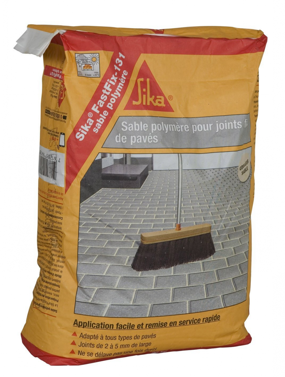 Sable Polymere Pour Remplissage Des Joints De Pave Et Dalles Sika Fastfix 131 Ton Sable 20kg