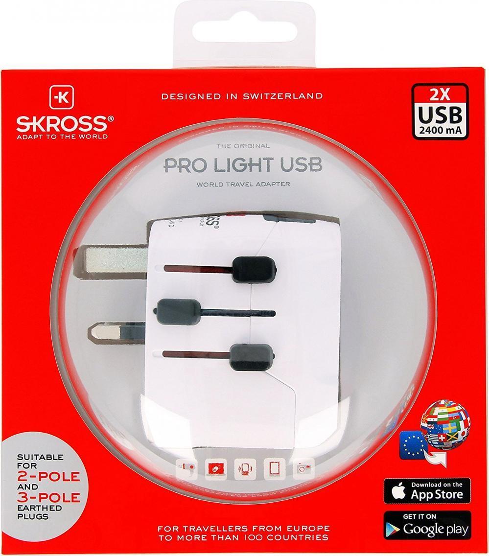 Skross Pro Light Usb Earthed - 2 Usb Slot