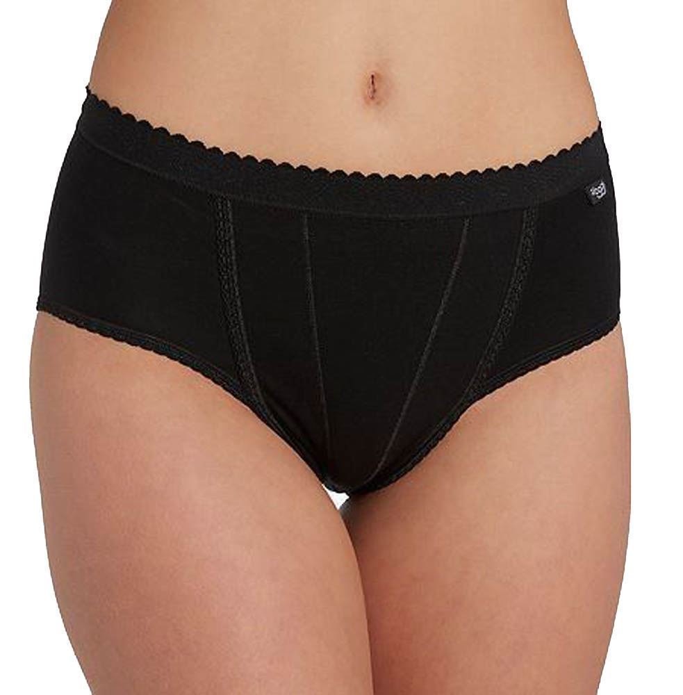 Sloggi Control Tai 2p, Slip Femme, Noir ...