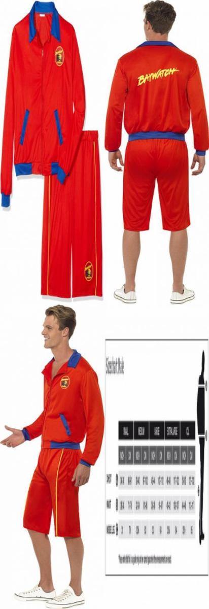 Baywatch Beach Men's Lifeguard Costume ...