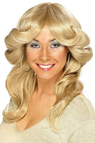 Perruque blonde annees 70 femme Taille Unique