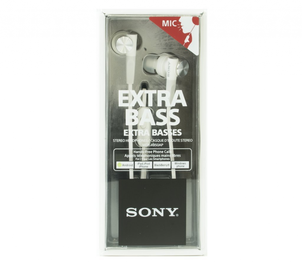 Écouteurs Sony Mdr-xb50ap - Blanc