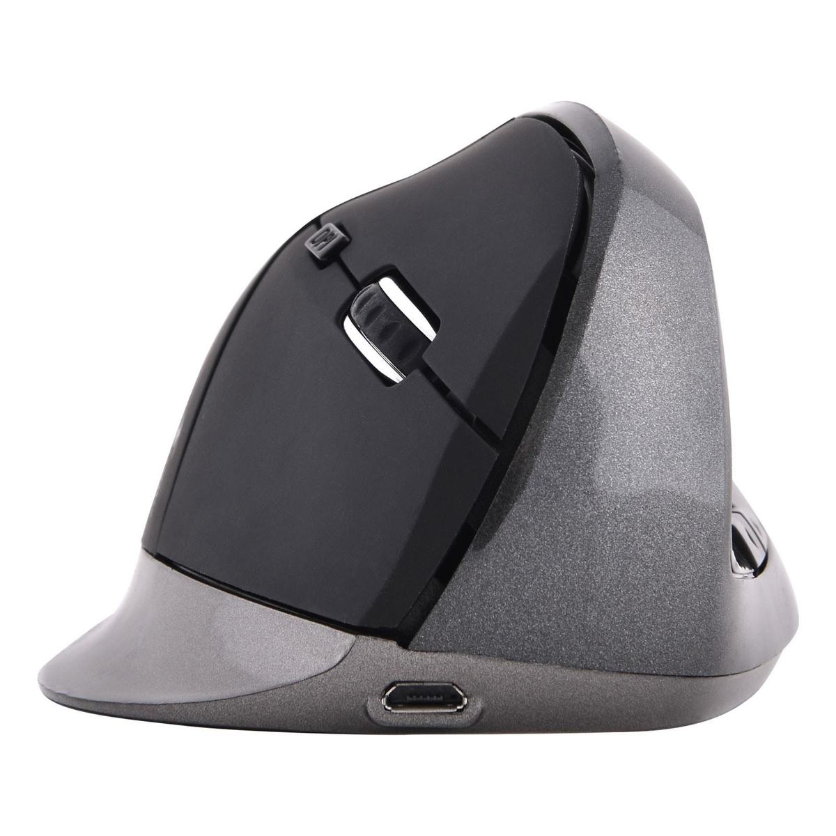 Souris Ergonomique Sans Fil - Bluestork - Ergo - Rechargeable - Pc/mac - Noir