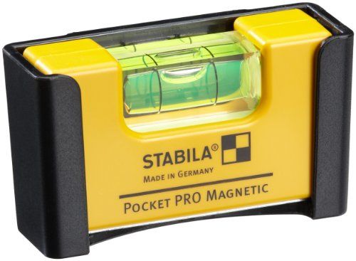 Niveau A Bulle Stabila Pocket Pro Magnetic Aimante Jaune Aluminium