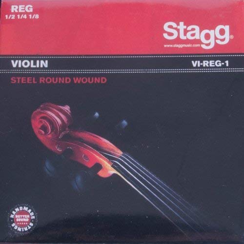 Jeu de cordes pour violon 1/2 1/4 1/8 extra light Stagg VI-REG-1