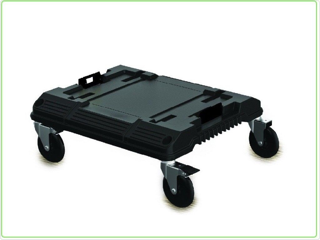 Module A Roulettes Stanley Tstak Fatmax 4 Roues Pivotantes Charge Max 100kg Polypropylene