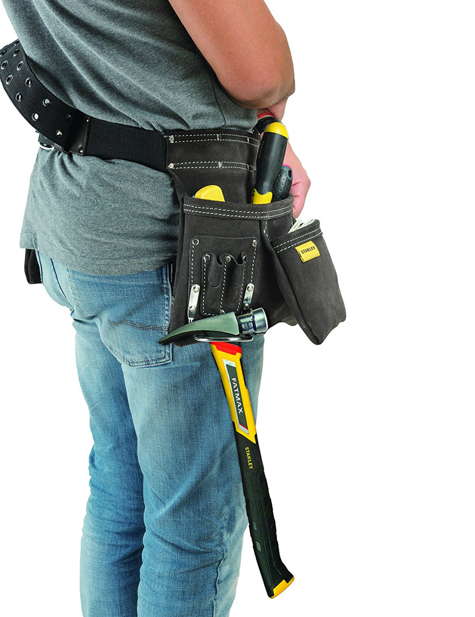 Porte Outils Et Porte Marteau Cuir Simple Stanley Stst1 80114