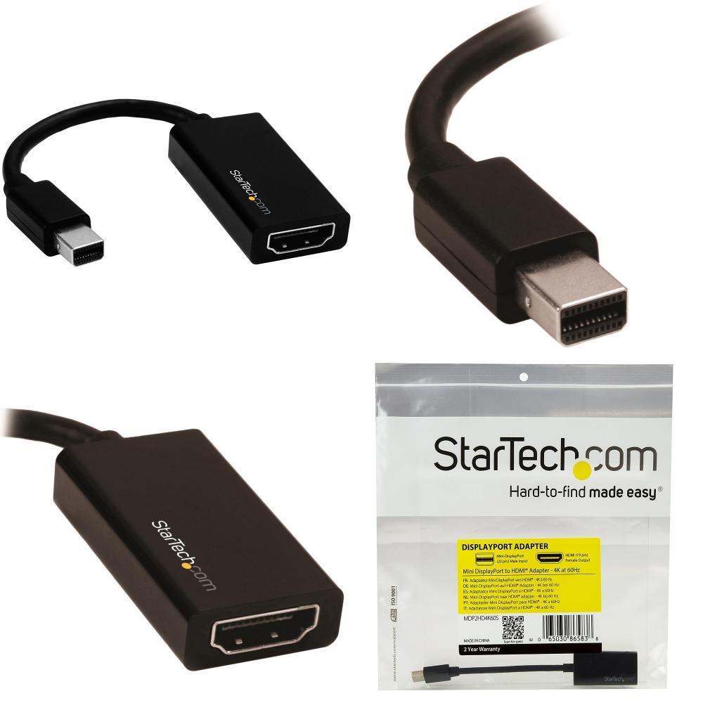 Startech Mini Displayport To Hdmi Adapter 4k 60hz