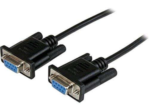 Cable Null Modem Serie Db9 Rs232 - Startech.com - 1 M - Femelle / Femelle - Noir