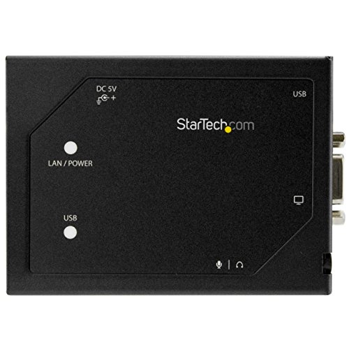 StarTech.com Extendeur video VGA sur IP avec hub USB a 2 ports - Prolongateur video sur LAN - Amplificateur VGA - 1920x1200 - Prolongateur audio/video - VGA - jusqu'a 100 m