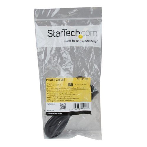 Startech.com Rallonge De Cordon D'alimentation Pour Ordinateur 2,5 mm²  - Neuf