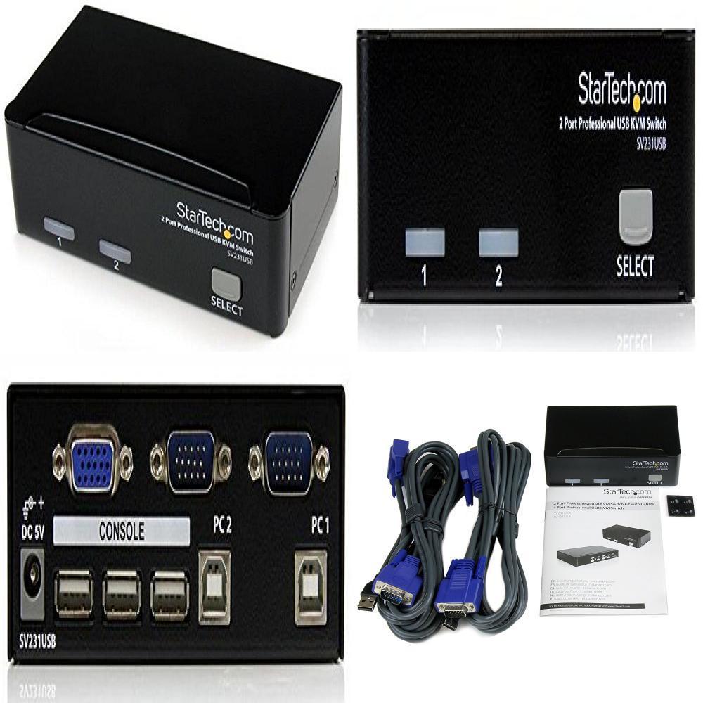 Startech.com Switch Kvm Usb Vga Professi...