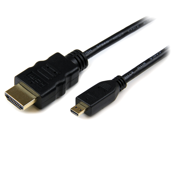 Startech.com Cable Hdmi® Haute Vitesse Avec Ethernet - Hdmi (m) Vers Micro Hdmi (m) - 3 M - Noir