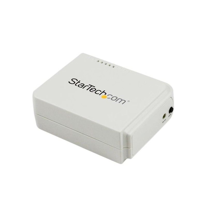 Startech Serveur D'impression Usb 2.0 Sans Fil N - Port Ethernet 10/100 Mb/s - 802.11 B/g/n Et 150 Mb/s - Blanc