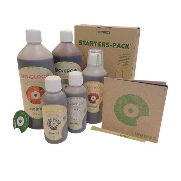 Starter Pack fertilisant Biobizz pack complet engrais et booster
