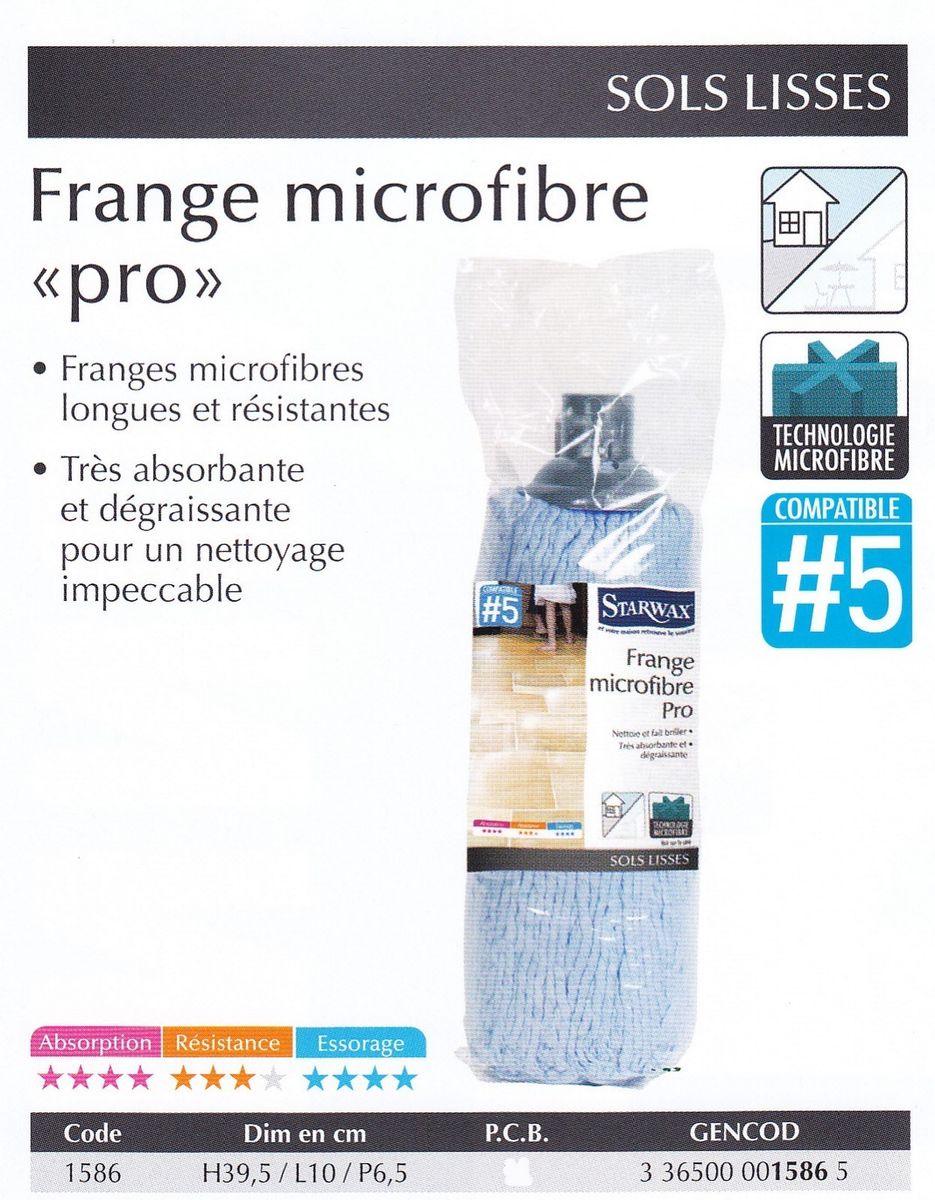 Frange Microfibre «pro» Starwax