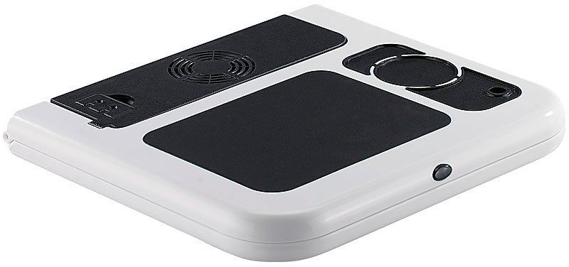 Support Ventile Pour Pc Portable - General Office - Pieds Reglables - 2 Ventilateurs Integres - 15.6 Max