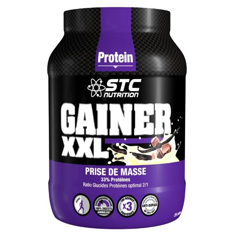 STC Nutrition Gainer XXL Prise de Masse gout Vanille 1kg