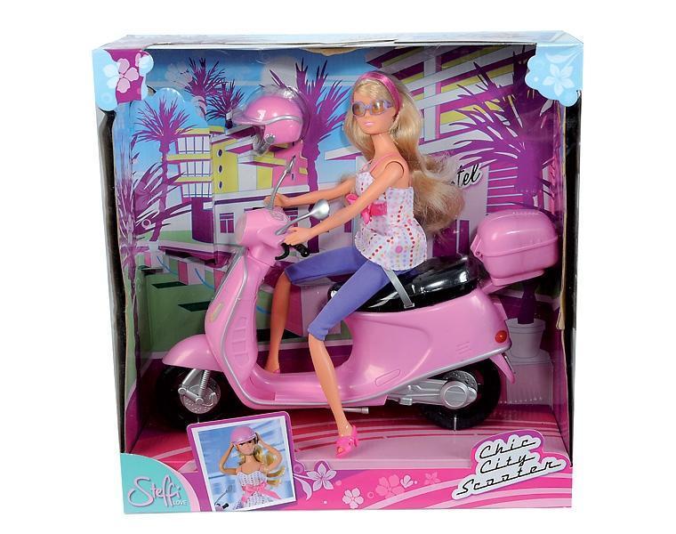 Steffi Love - Chic City Scooter - Poupee Mannequin 29cm