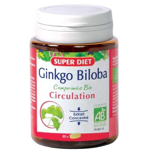 Super Diet Ginkgo Biloba Bio - 80 comprimes
