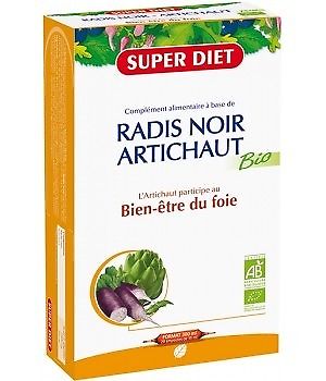 Super Diet Radis Noir Artichaut 20 Ampoules de 15ml SuperDiet
