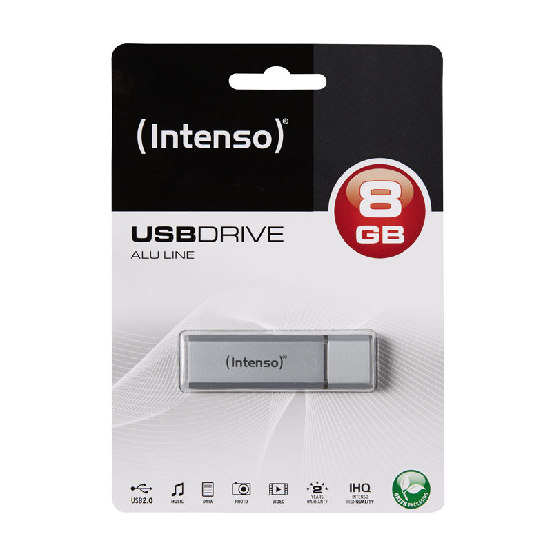 Cle Usb 8gb Intenso Alu Line Argente