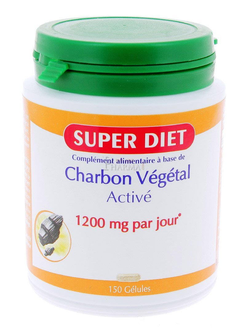 Super Diet Charbon Vegetal 150 gelules
