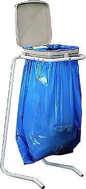 Mottez - Support Sac Poubelle Sur Pied + Couvercle - B078v