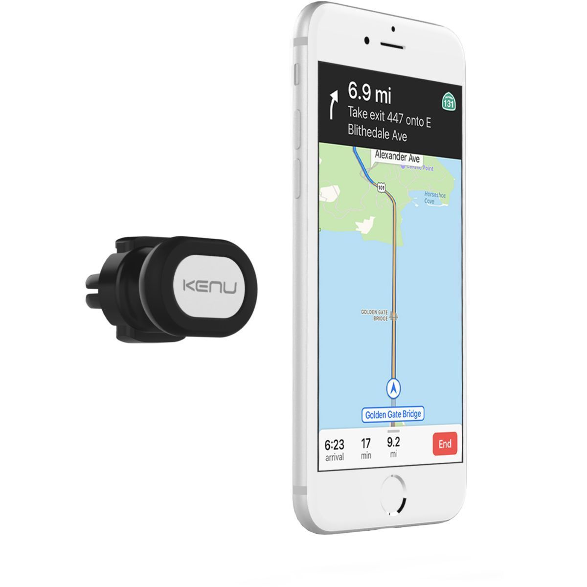 Kenu Support Voiture Noir Airframe Magnetic