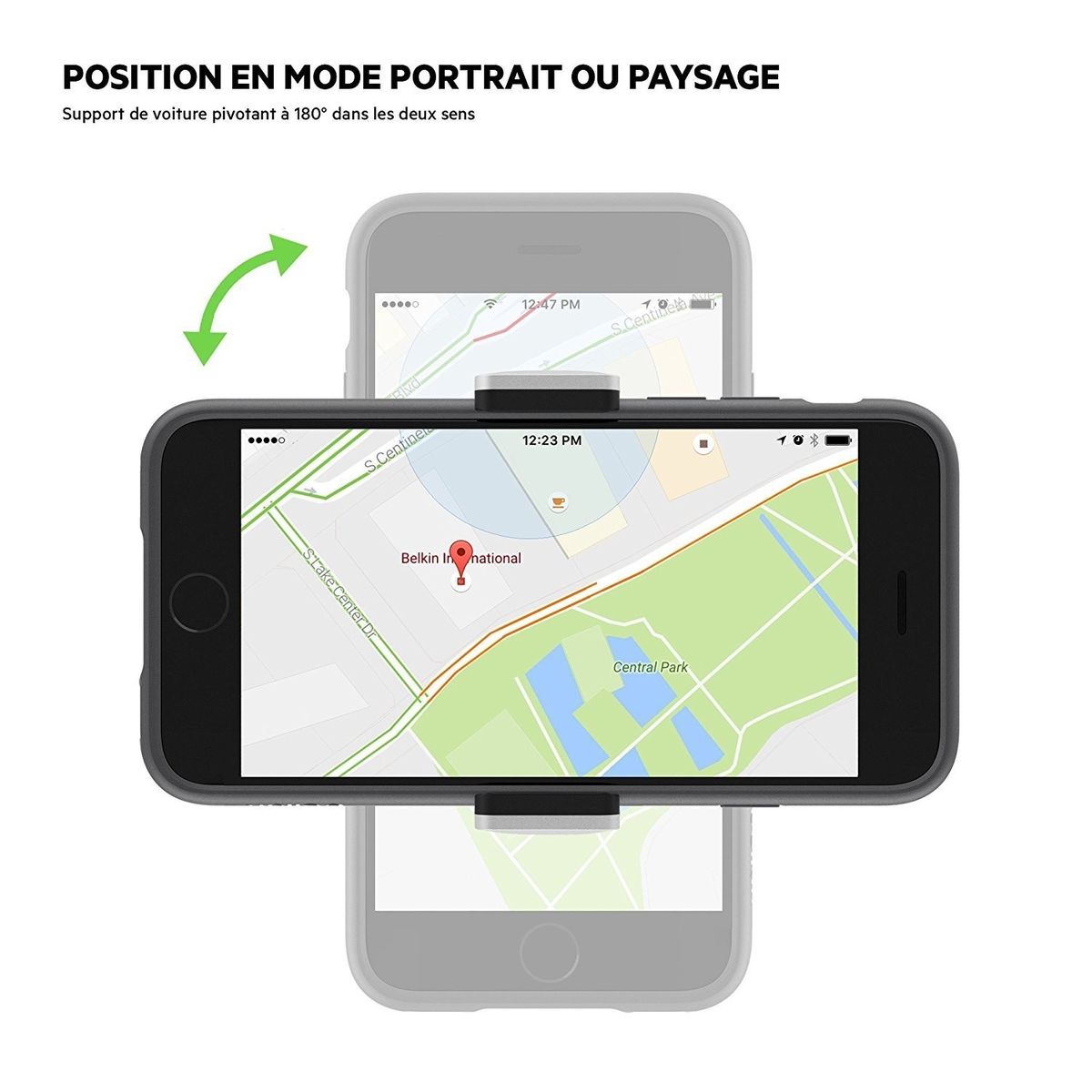 Belkin Support De Voiture Universel Pour Smartphone Gris