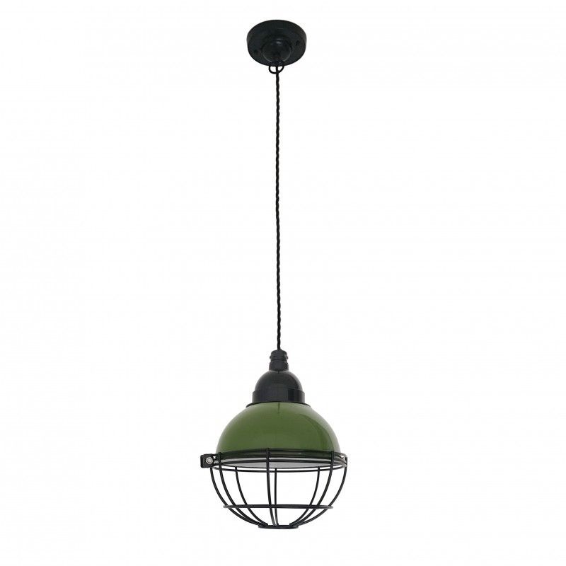 Suspension En Metal Vert Claire - Faro Barcelona