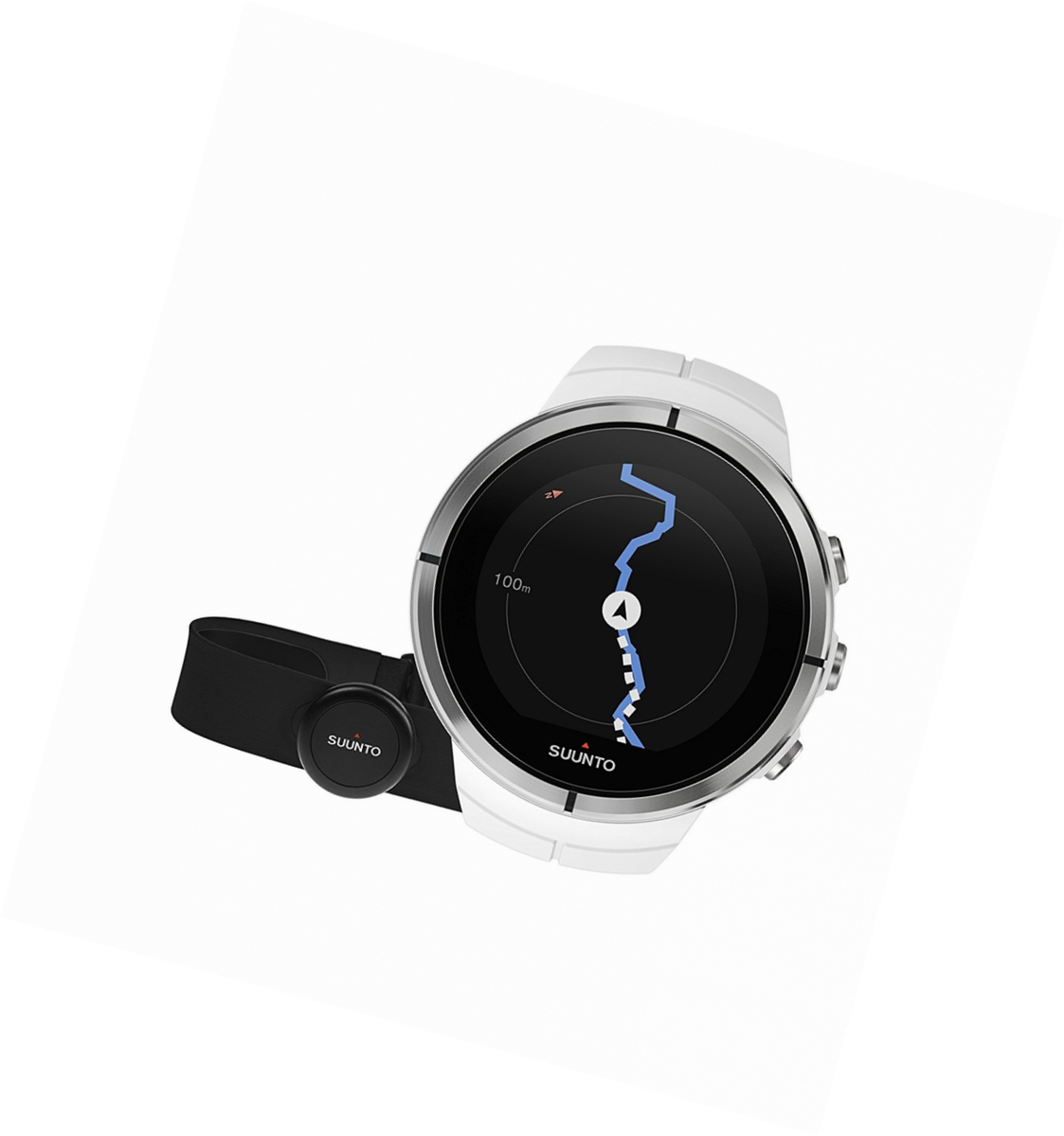 Unisexe Suunto Spartan Ultra Ultra White Hr Bluetooth Alarm Chronograph Watch Ss022660000