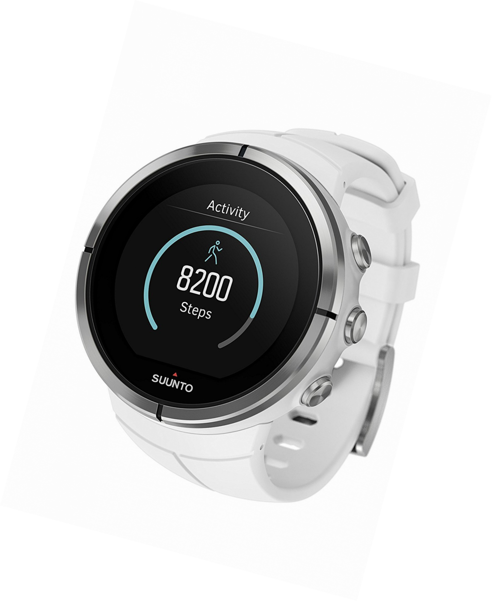 Unisexe Suunto Spartan Ultra Ultra White Hr Bluetooth Alarm Chronograph Watch Ss022660000