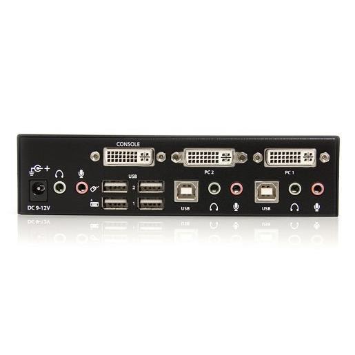 StarTech.com SV231DVIUA - Commutateur KVM 2 Ports DVI, USB et Audio ( Categorie