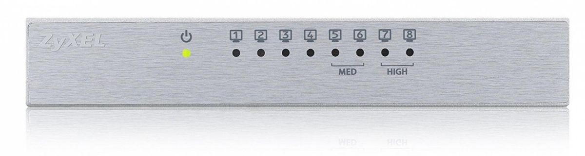 Zyxel Switch Ethernet Gigabit De Bureau 8 Ports - Boîtier En Metal, Garantie A Vie [gs108b]