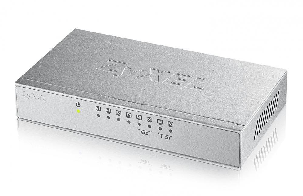 Zyxel Switch Ethernet Gigabit De Bureau 8 Ports - Boîtier En Metal, Garantie A Vie [gs108b]
