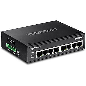 8-port Hardened Ind. Gigabit Poe+ Switch