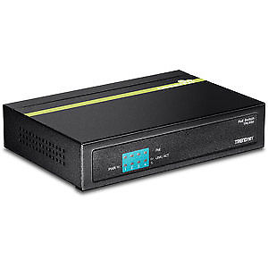 Trendnet Tpe S50 - Commutateur - Non Gere - 4 X 10/100 (poe) + 1 X 10/100 - De Bureau - Poe (31 W)