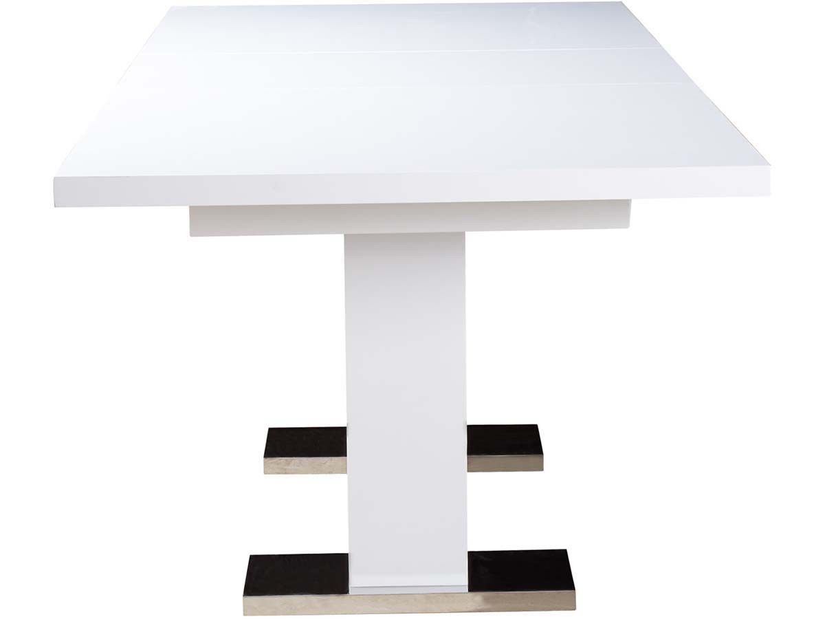 Table Repas Habitat Et Jardin Toda Blanc Rectangulaire Extensible