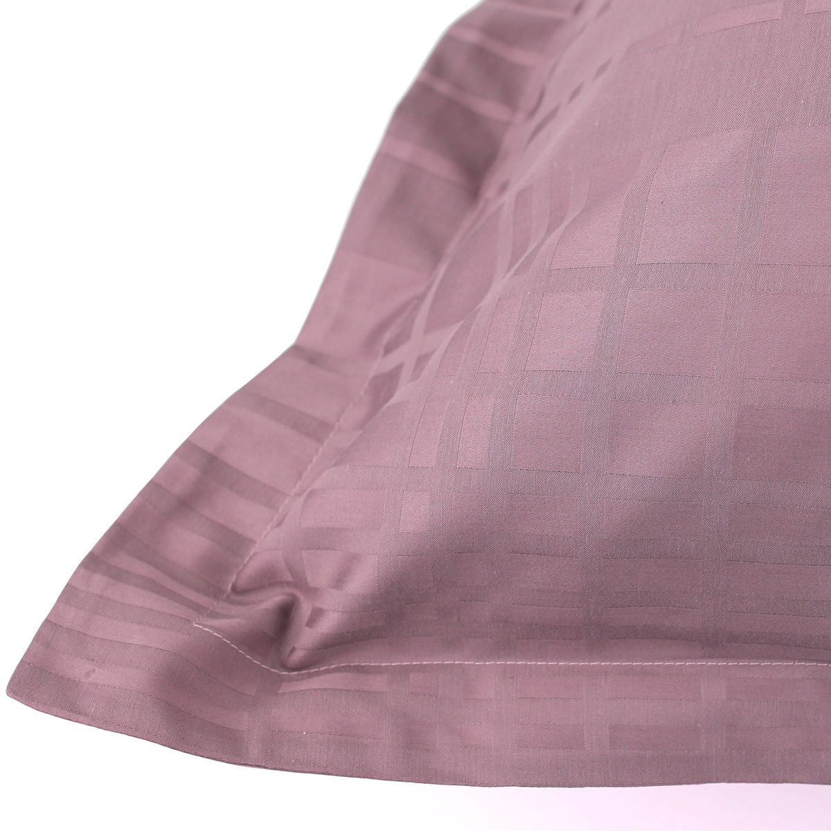 Taie doreiller 65x65 cm Satin de coton PIGALLE Violet