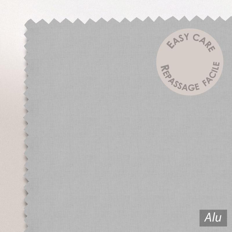 Taie Doreiller Coton Uni 60x40 Alu