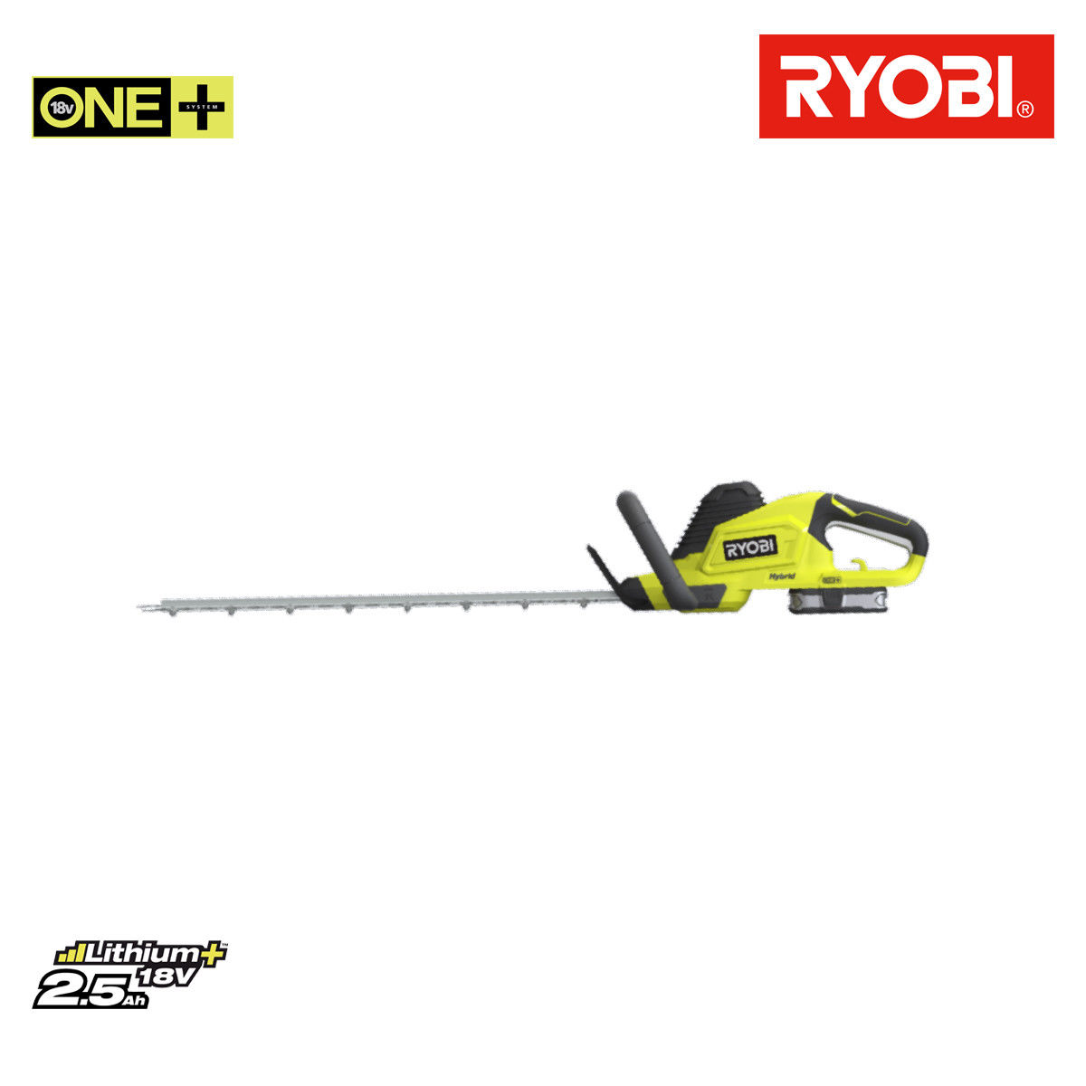 Taille-haie sur batterie RYOBI Rht1850h25hs L.50 cm, 18 V