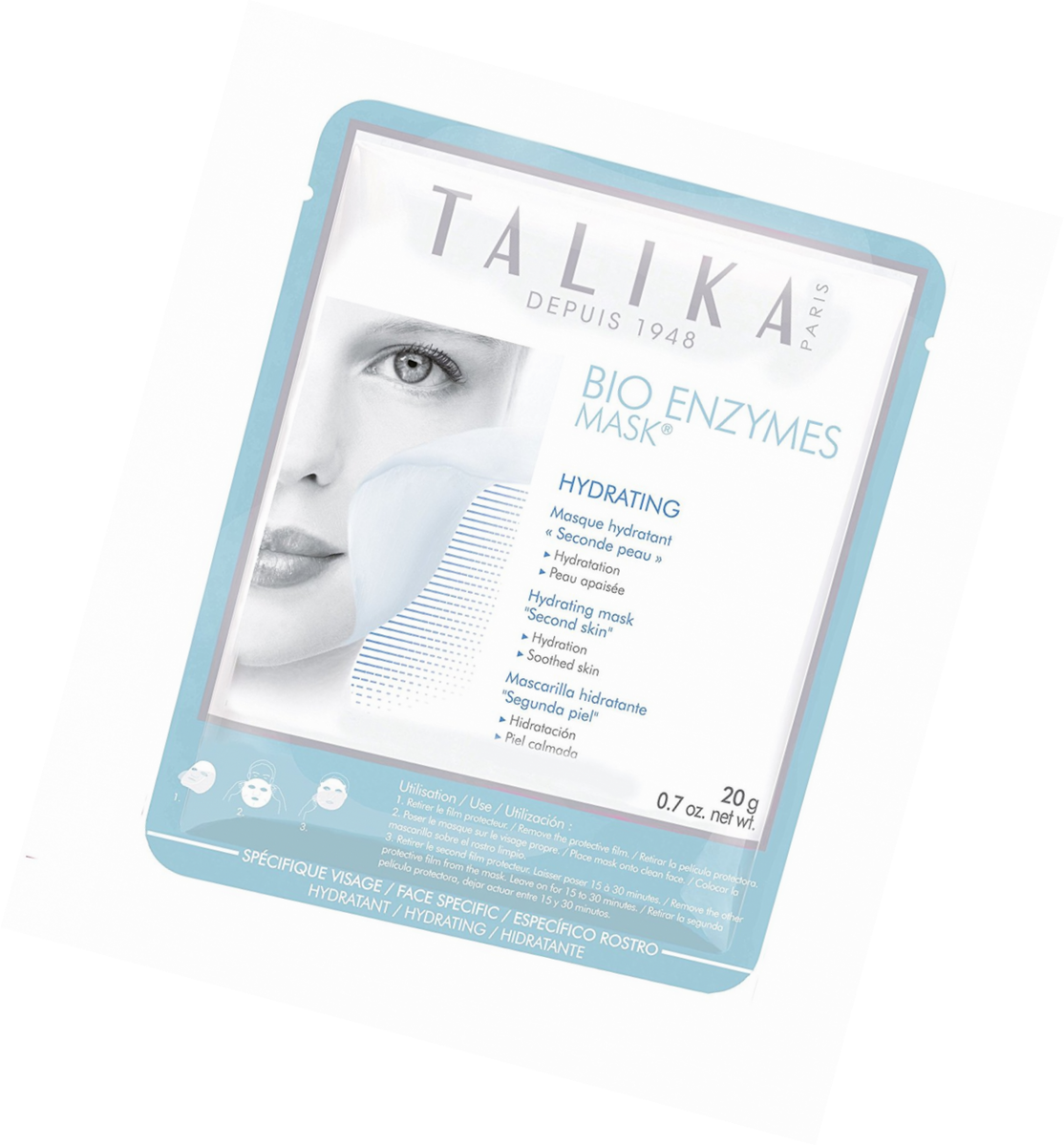 Talika Bio Enzymes Mask Masque Hydratant - Sachet 1 Masque